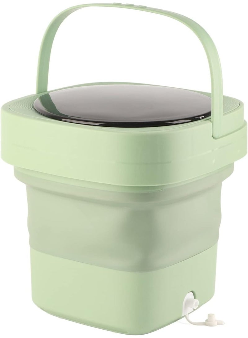 Portable Foldable Mini Washing Machine - 11L Large Capacity Small Laundry Machine with 3 Deep Cleaning Modes - Collapsible Washer for Underwear, Baby Clothes, Socks & Travel - Compact Design with Drain Basket - Image 3